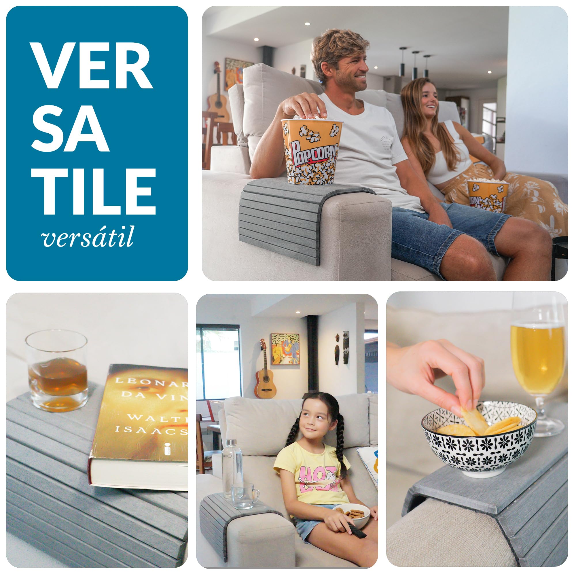 Amazon.com - Momo Lifestyle Stone Couch Arm Table – Ultra